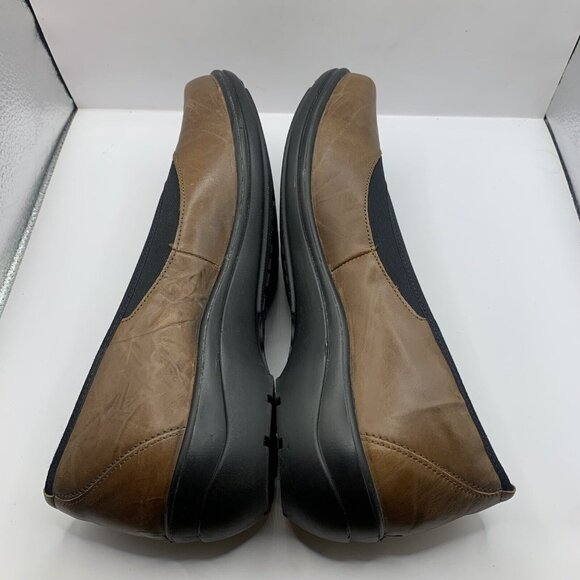 Romika 'Cassie 21' Wedge Flat Brandy size 42 US 11 leather brown slip on - Picture 7 of 9